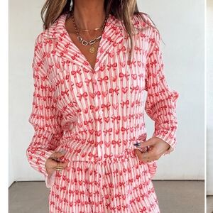 Blush Crush Pajama Set NWT  Size Large